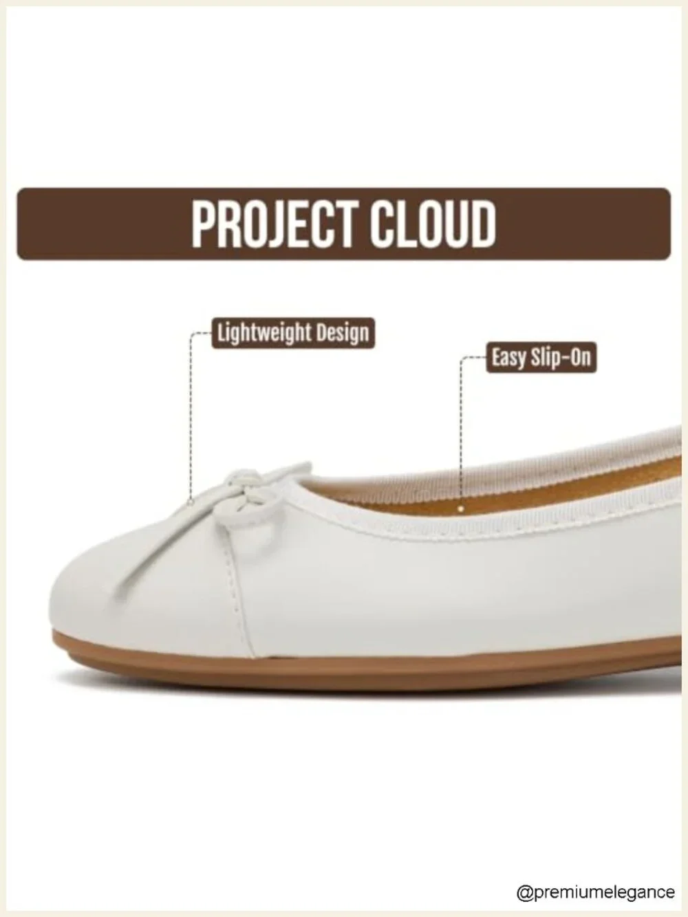 Genuine Leather Ballet Flats for Women - Memory Foam Non-Slip Mary Jane